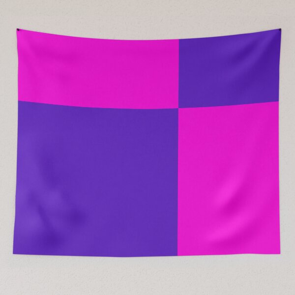 Item preview, Two Colored Off Centered Square Pattern - Purple and Pink - Abstract and Minimal designed and sold by AbstractIdeas.
