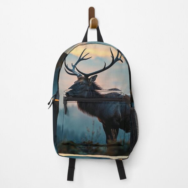 Item preview, Elk on a Ridge at Dawn designed and sold by Skye Ryan-Evans.