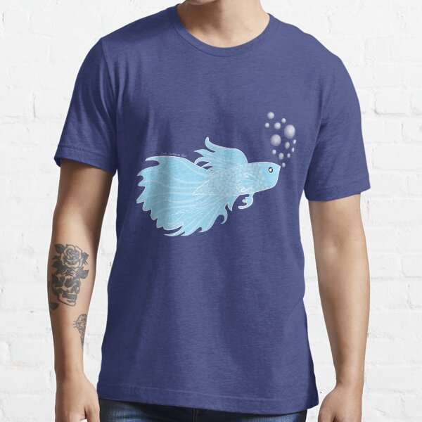 Beta Fish Making a Bubble Nest Essential T-Shirt