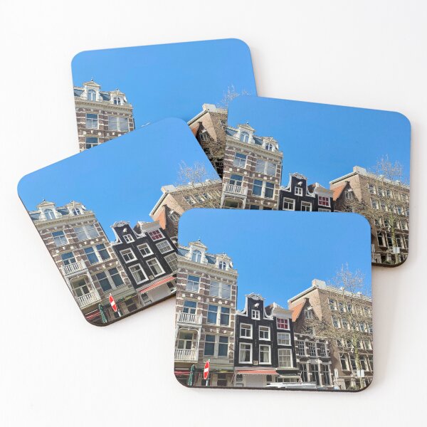 Item preview, Dutch Canal Houses under Blue Sky designed and sold by Quoppidou.