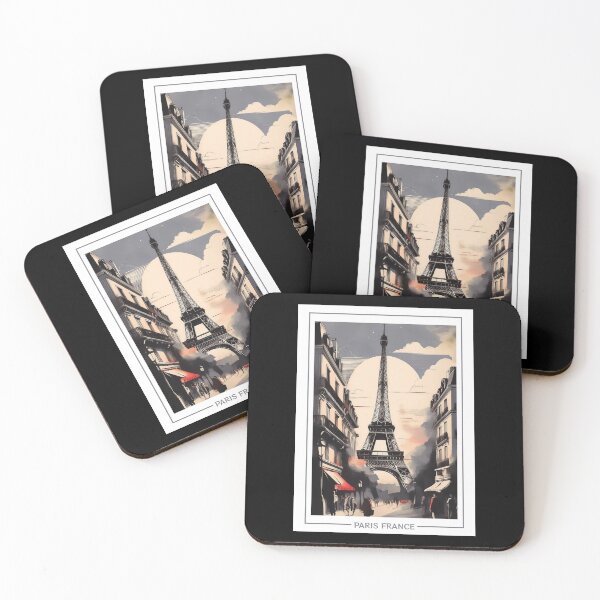 Item preview, Paris France Retro Style Travel Poster designed and sold by Boxing Kangaroo Retail Company.