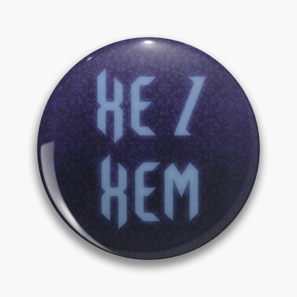 Item preview, xe/xem pronouns gothic spooky designed and sold by robisnotadeer.