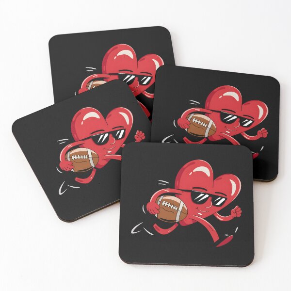 Item preview, Cool Football Heart T-Shirt | Love for the Game designed and sold by Zeevla.