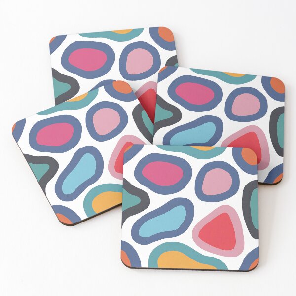 Item preview, Retro blobs pattern designed and sold by Haji  Kamora.