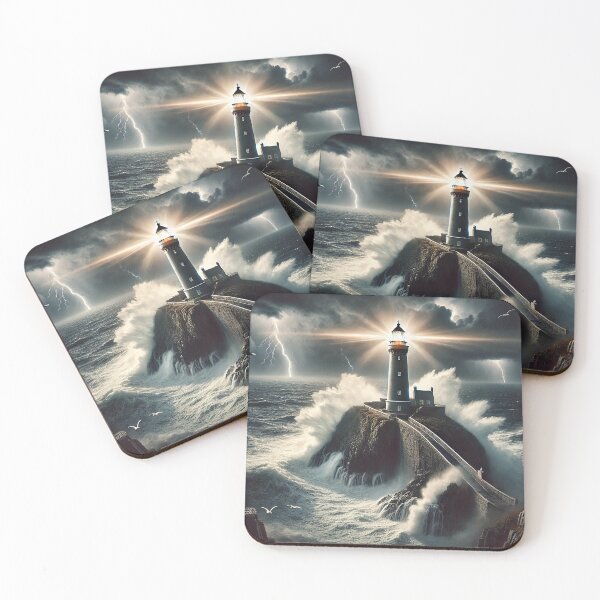 Item preview, Stormy Lighthouse Resilience designed and sold by QuirkWears.