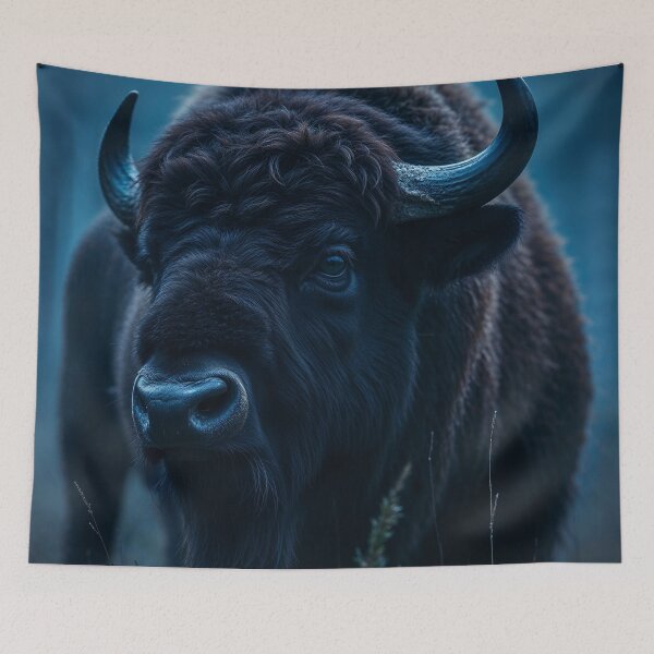 Item preview, Bison at Dawn designed and sold by Skye Ryan-Evans.