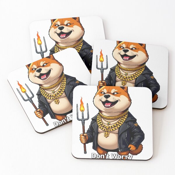 Item preview, Confident Shiba Inu Proclamation Sticker designed and sold by artistspark.