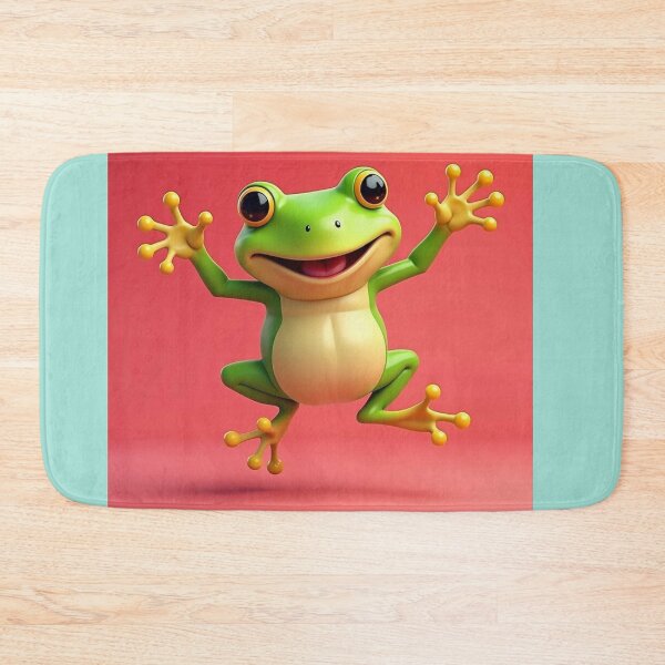 Item preview, Cheerful Green Frog designed and sold by sachinnaha.