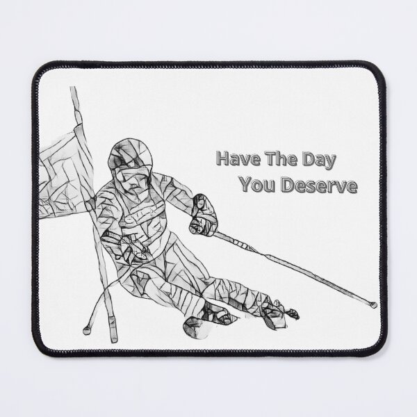 Item preview, Funny Gifts for Ski Racers and Downhill Skiers – Pro Ski Racing Alpine Skiing Art Sticker designed and sold by MatthewViews.