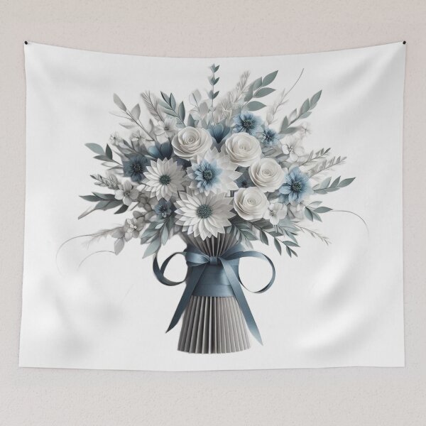 Item preview, Bouquet of white flowers designed and sold by MixtaGraphics.