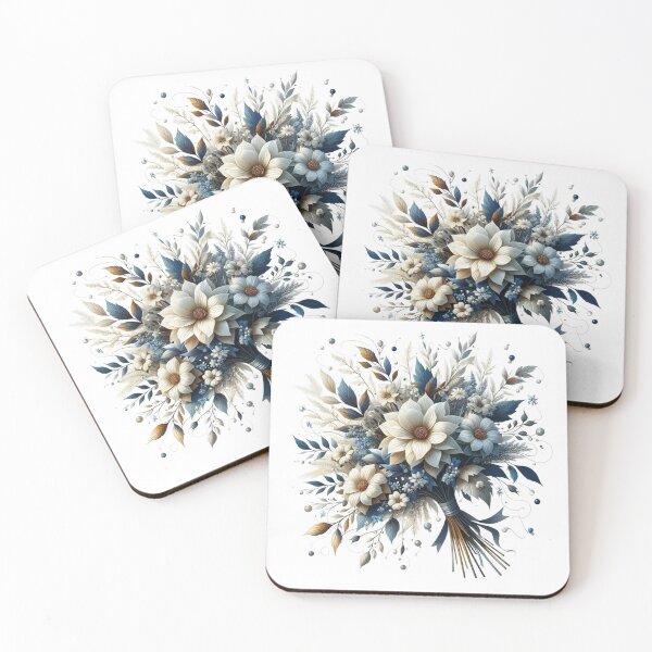 Item preview, Bouquet of white flowers designed and sold by MixtaGraphics.