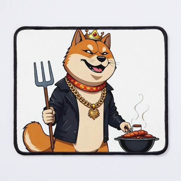 Item preview, Funny Shiba Inu Boss Quote Sticker designed and sold by artistspark.