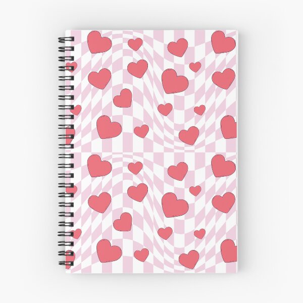 Item preview, Distorted Pink Checkbox With Hearts designed and sold by mrana.