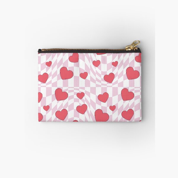 Item preview, Distorted Pink Checkbox With Hearts designed and sold by mrana.