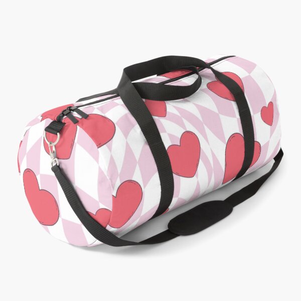 Item preview, Distorted Pink Checkbox With Hearts designed and sold by mrana.