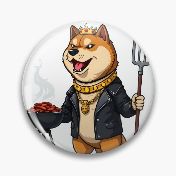 Item preview, Hilarious Shiba Inu Leader Saying Sticker designed and sold by artistspark.