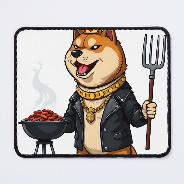 Item preview, Hilarious Shiba Inu Leader Saying Sticker designed and sold by artistspark.