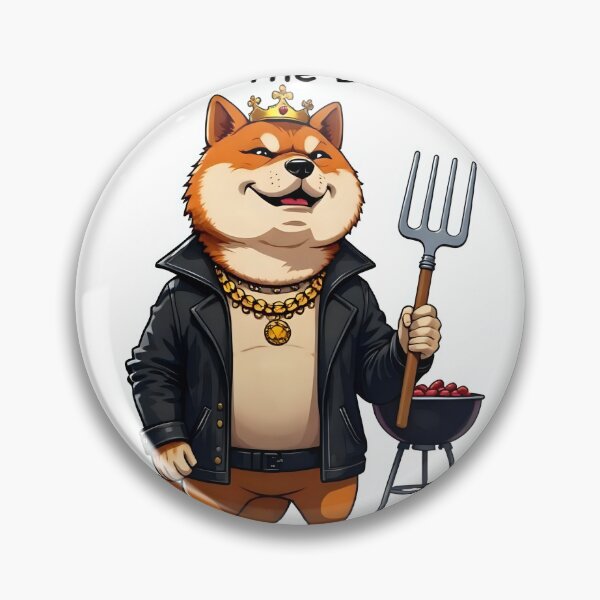 Item preview, Comical Shiba Inu Statement Sticker designed and sold by artistspark.