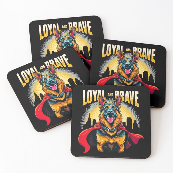 Item preview, Loyal and Brave German Shepherd designed and sold by Taans-Creation.