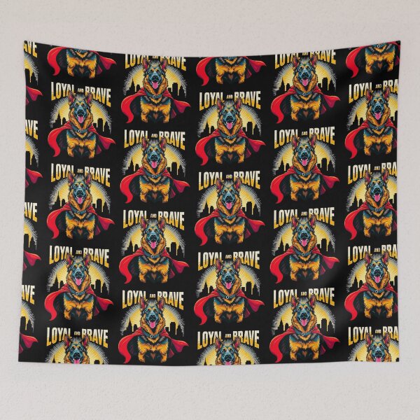 Item preview, Loyal and Brave German Shepherd designed and sold by Taans-Creation.