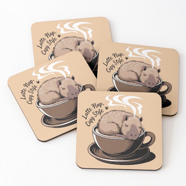 Item preview, Latte Nap Capy Style designed and sold by Situstshirts.