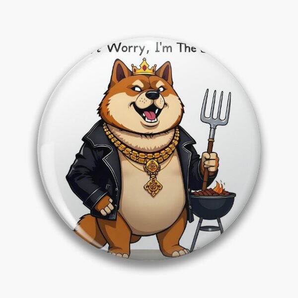 Item preview, Playful Shiba Inu Director Utterance Sticker designed and sold by artistspark.