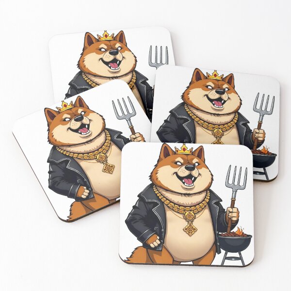 Item preview, Playful Shiba Inu Director Utterance Sticker designed and sold by artistspark.