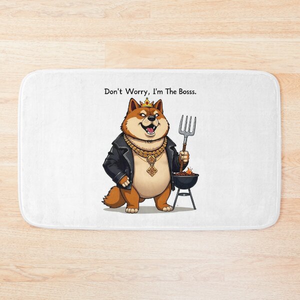 Item preview, Playful Shiba Inu Director Utterance Sticker designed and sold by artistspark.