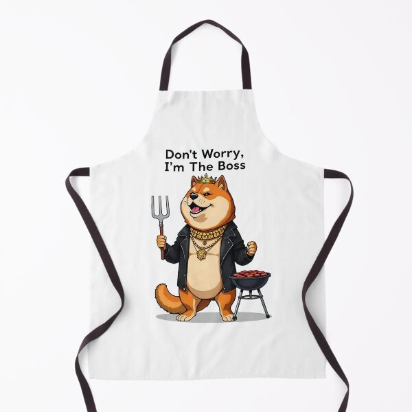 Item preview, Lighthearted Shiba Inu President Meme Sticker designed and sold by artistspark.