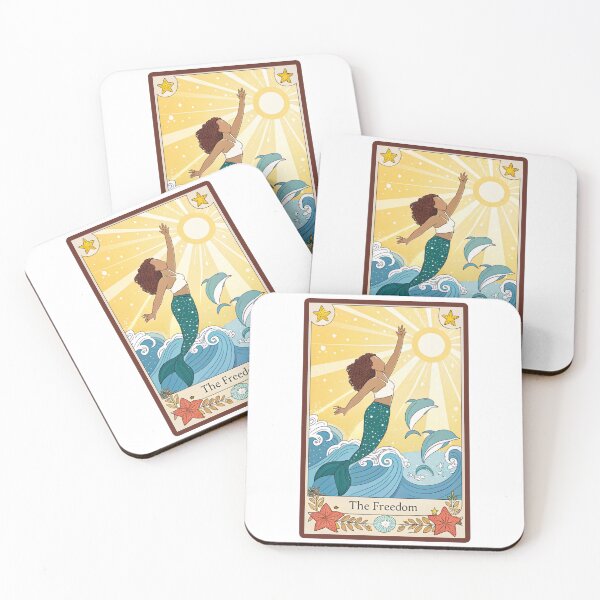Item preview, The Freedom - Mermaid Tarot Card designed and sold by TheArtOfRanda.