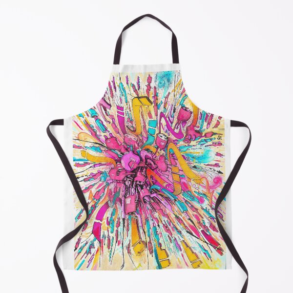 Item preview, Robot Explosion graffiti painting art designed and sold by Paintbase.