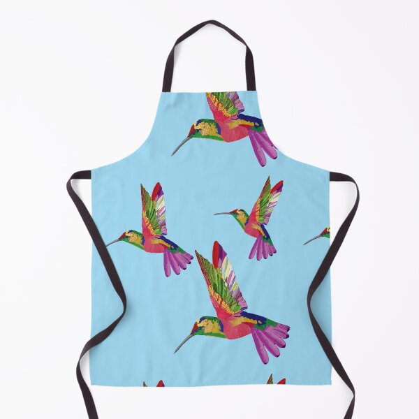 Item preview, Bird Colibri - pink blue pattern designed and sold by StudioViArt.