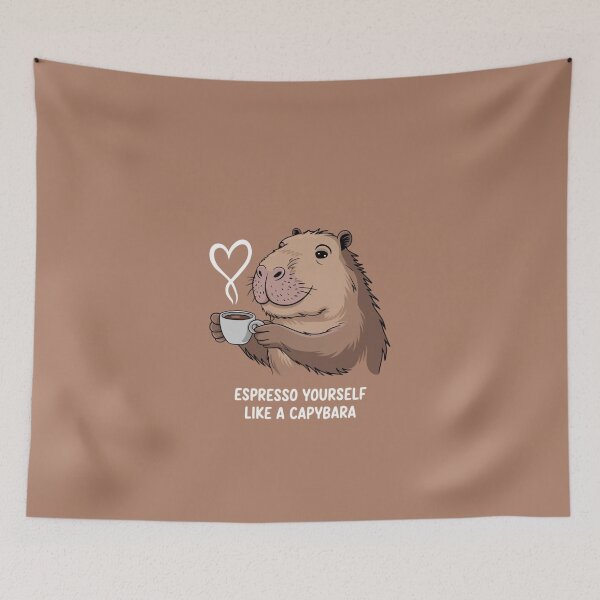 Item preview, Espresso Yourself Like a Capybara designed and sold by Situstshirts.