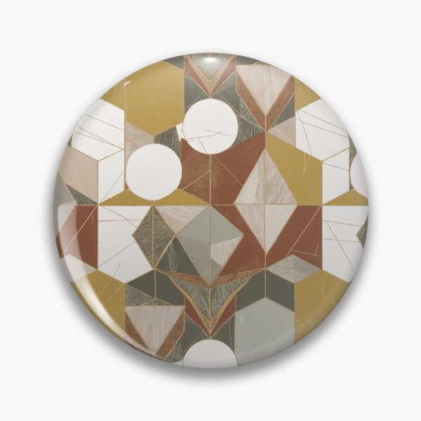 Item preview, Earthy Elegance: Intricate Geometric Art in Muted Tones designed and sold by Bilikaru.