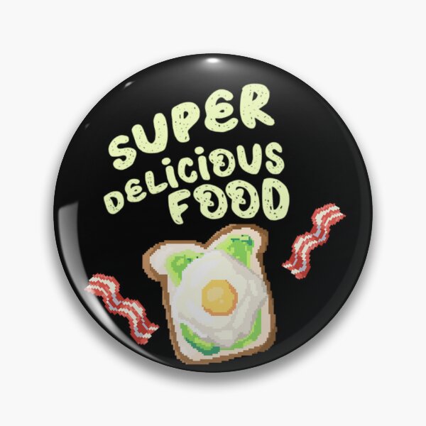 Item preview, Pixel art of avocado with fried egg super delicious food designed and sold by ZerpaGiovanna.