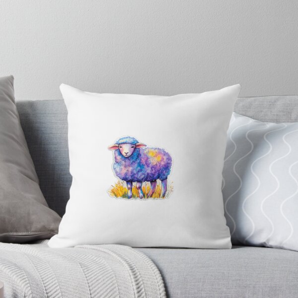 Item preview, cute sheep sticker  designed and sold by Elfinsarts17.