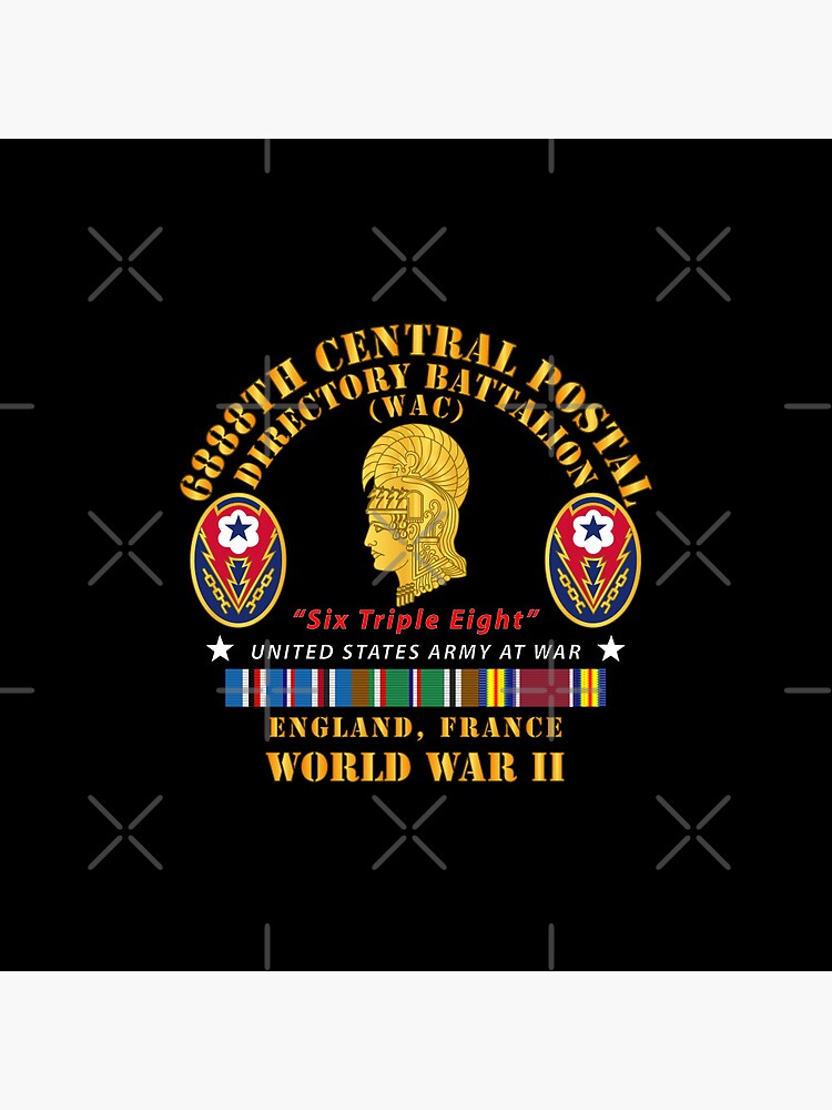 Army - 6888th Central Postal Directory Battalion - WWII w EU