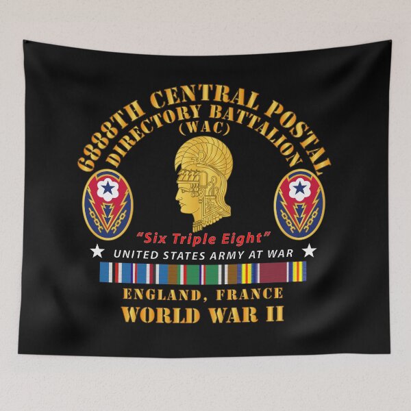 Item preview, Army - 6888th Central Postal Directory Battalion - WWII w EU SVC designed and sold by Military Insignia Products.