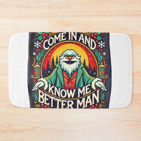 Item preview, Whimsical Christmas T-Shirt – 'Come In And Know Me Better Man designed and sold by dreambigdrive38.