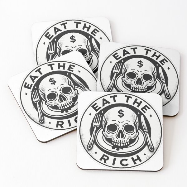 Item preview, Eat the Rich Plate designed and sold by mutinyaudio.