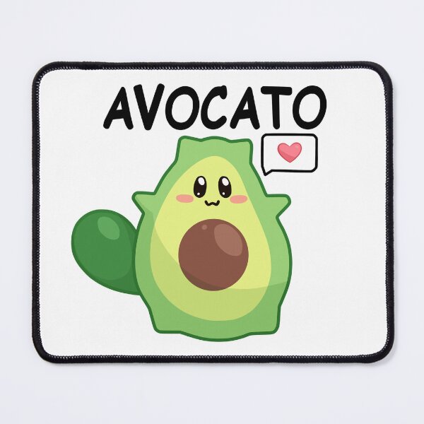 Item preview, kawaii avocado cat avocato perfect for vegans and vegetarians designed and sold by ZerpaGiovanna.