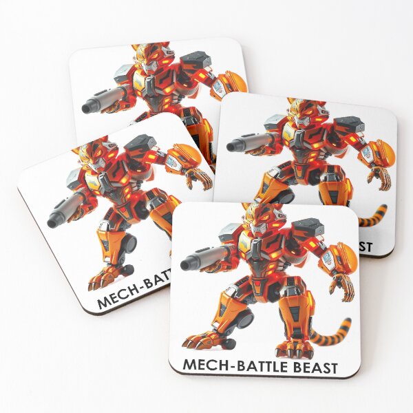 Item preview, Mech-Battle Beast: The Ultimate Thunder Tech Warrior designed and sold by farhustlcc.