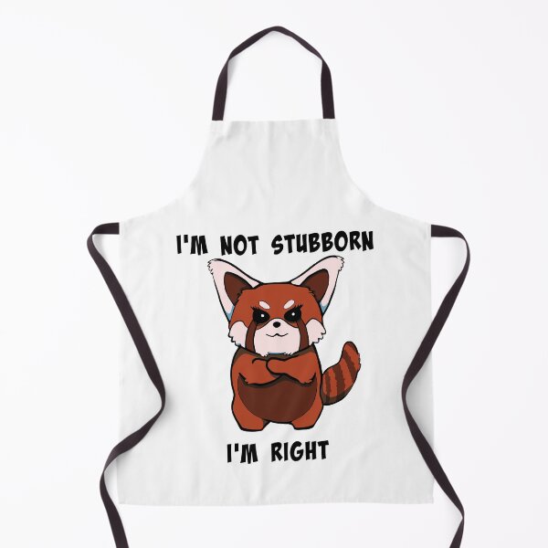Item preview, Not Stubborn Red Panda designed and sold by Batmantis275.