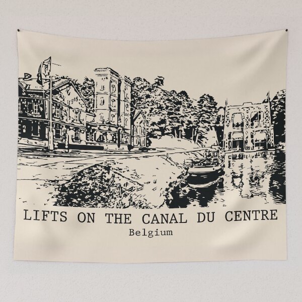 Item preview, Lifts on the Canal du Centre - Belgium designed and sold by Lakeric Cityscapes.