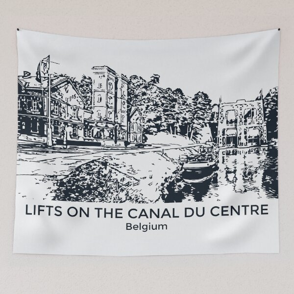 Item preview, Lifts on the Canal du Centre - Belgium designed and sold by Lakeric Cityscapes.