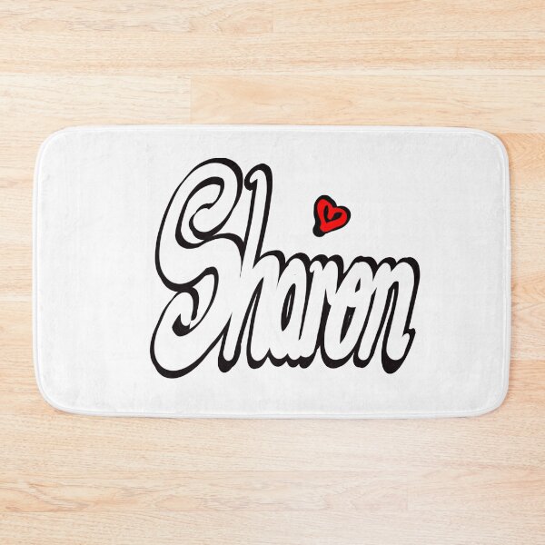 Item preview, Sharon popular girls first name in white. Personalized personalised customised name Sharon designed and sold by Artonmytee.