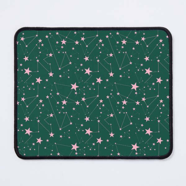 Item preview, Green and pink simple night sky designed and sold by GlowInSnow.