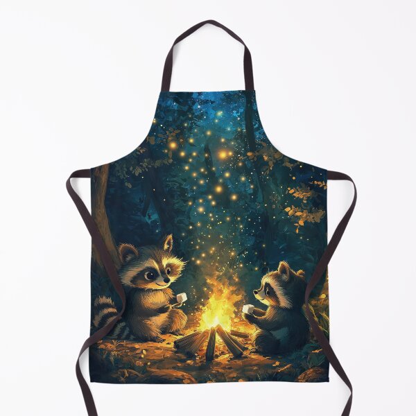 Item preview, Campfire Glow: Raccoon Family Adventure designed and sold by davidonstudio.