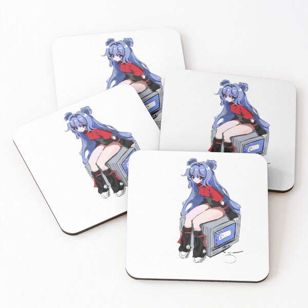Item preview, Girl stting on TV designed and sold by BornaBhatia.