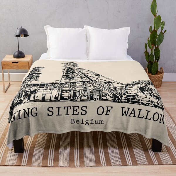 Item preview, Mining Sites of Wallonia - Belgium designed and sold by Lakeric Cityscapes.